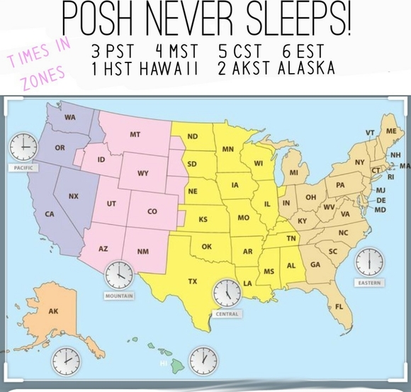 Posh never sleeps - The USA has 6 time zones - Picture 6 of 9